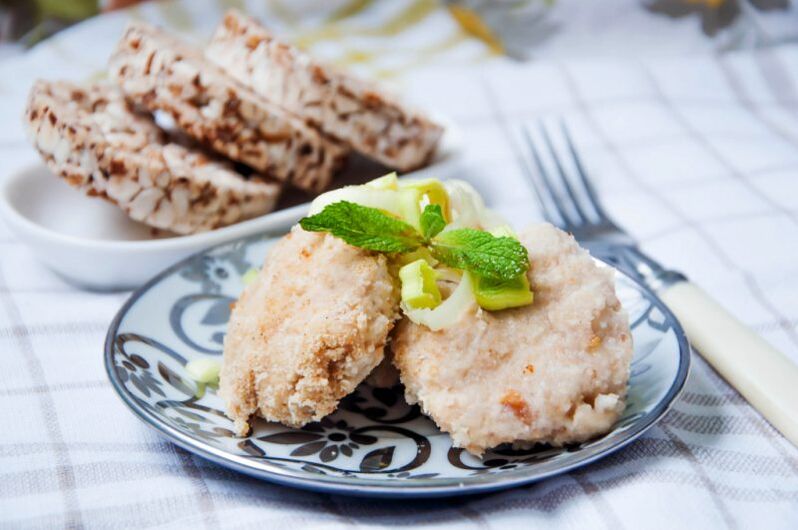 Chuletas de vapor para a gastrite